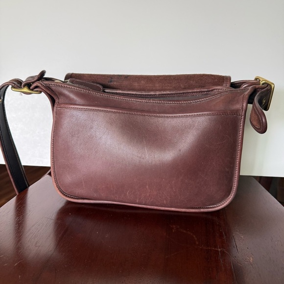 Vintage Coach Patricia's Legacy Bag in dark brown leather Crossbody Style 9951 - Picture 2 of 7